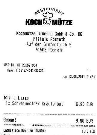 idoe Hffner Kochmtze Restaurant